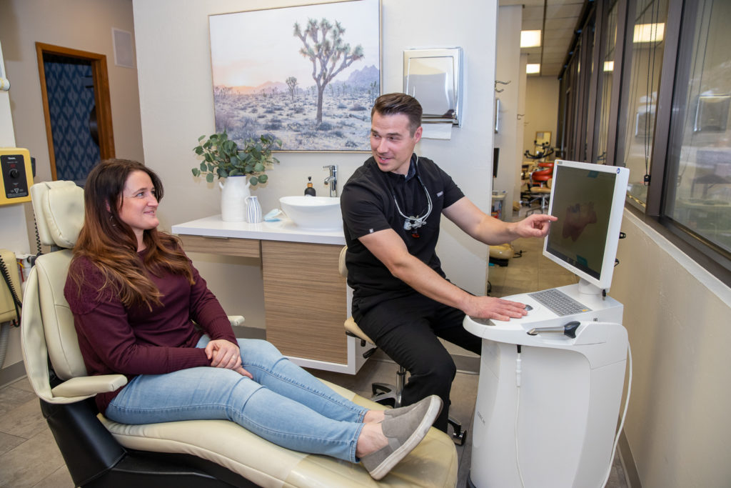 Using CEREC Digital Scanner